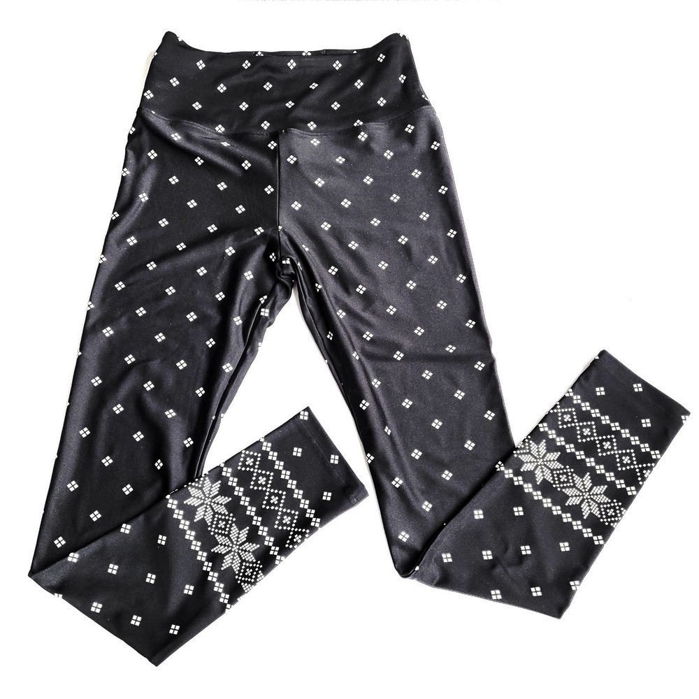 New Lou & Grey Small Fair Isle Pocket Super Soft Leggings Comfort NWT